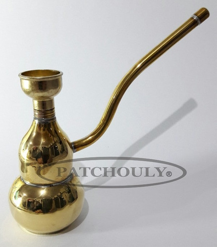 Imagen 4 de 4 de Pipa De Agua Mini 12 Cm. Altura Bronce/acrílico. 3 Modelos