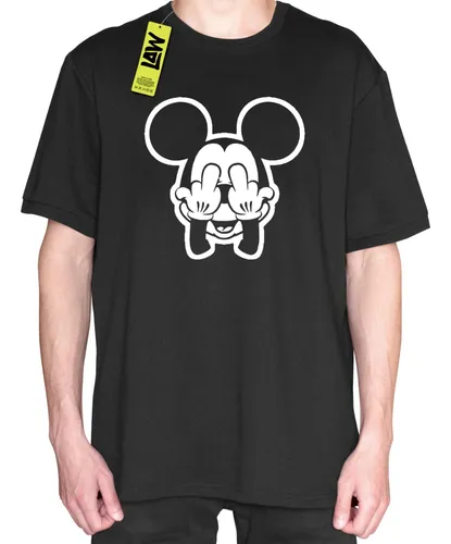 Remera Mickey Fuck You Disney Mickey Mouse Unisex 2