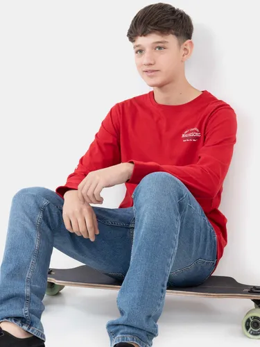 Polera Parapent Rojo Infantil Maui And Sons