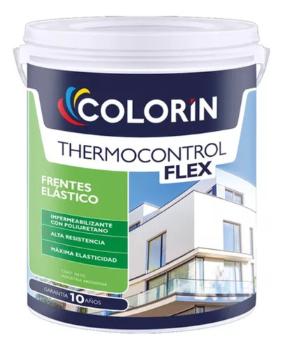 Impermeabilizante Thermocontrol Flex Frente 20 Lts Colorín