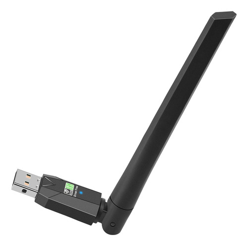 Adaptador Usb Wifi 5.0 De 600 Mbps, 2.4 G, Antena Wi-fi De 5