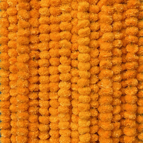 Krati Exports - 10 Guirnaldas De Calendula De 5 Pies | Decor