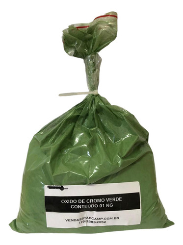 Óxido De Cromo Em Pó Verde P/ Lapidar Polir Pedra E Vidro