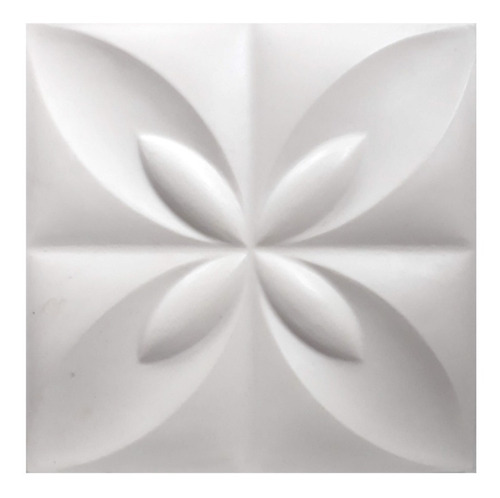 Forma Placas De Gesso E Cimento 3d Flor Do Oriente 34x34