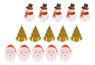 60 Copas De Papel Navideño De Vidrio Decorativas Identificar