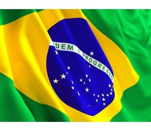 Bandeira Do Brasil Oficial Grande Em Tecido 270cm X 180cm