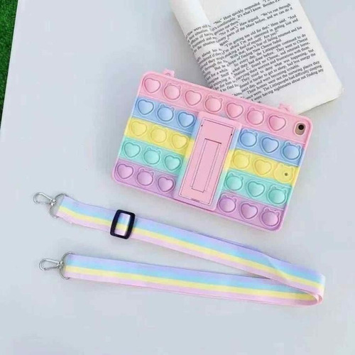 Capinha Infantil Pop It Para Tablet Galaxy A8 8.0 T290 T295 Cor