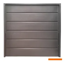 Comprar Porton 2,55 X 2,05 Levadizo Chapa 18 Reforzada Manual Color Gris oscuro