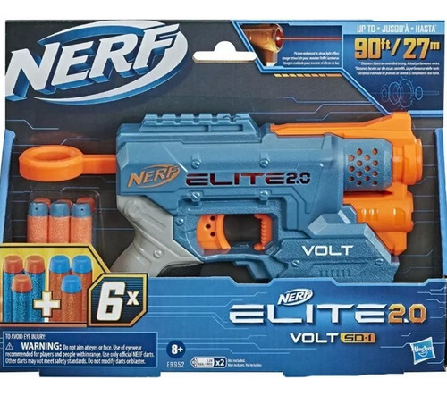 Lanzador Nerf Elite 2.0 Volt Sd-1 Blaster Con Mira Laser 