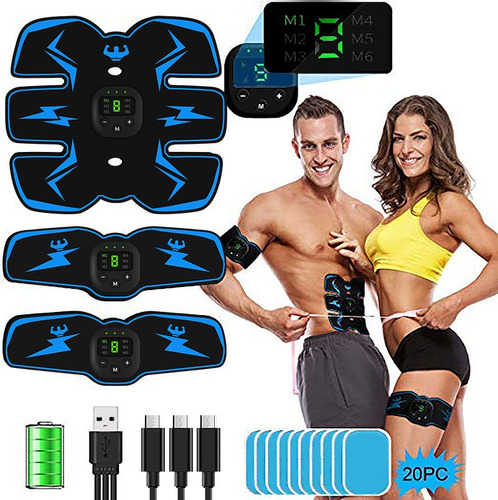 Electroestimulador Muscular De Entrenamiento Abdominal