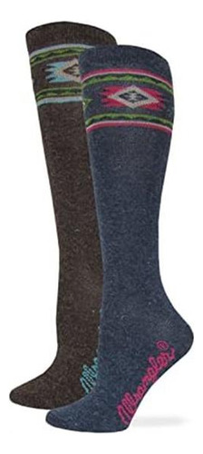 Calcetines Para Botas Wrangler De Angora Azteca Para Mujer
