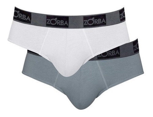 Cueca Zorba Slip Plus Kit C/ 2 Pecas 716