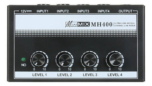 Mezclador Mixer Ts Ultra Low Noise Mh400 Para 1/4 De Pulgada