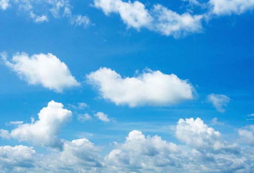 Tela De Fondo Para Fotografía De Cielo Azul Y Nubes Blancas