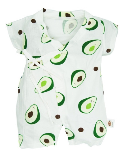 Mameluco De Aguacate Para Bebe Kimono De Algodón Unisex