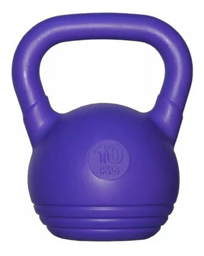 Pesa Rusa 10 Kg Pvc Mancuerna Gym Df Color Violeta