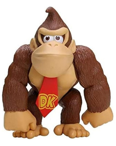 Figura Mario Bros Luigi Donkey Kong Articulados 13 Cm