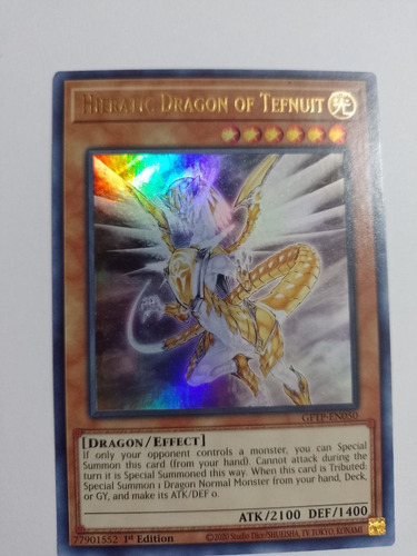 Hieratic Dragon Of Tefnuit Ultra Rare Yugioh
