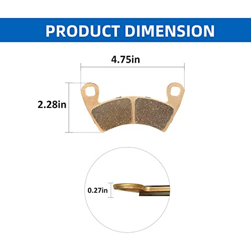 Pastillas De Freno Sinterizadas Para Polaris Rzr Xp 1000 201