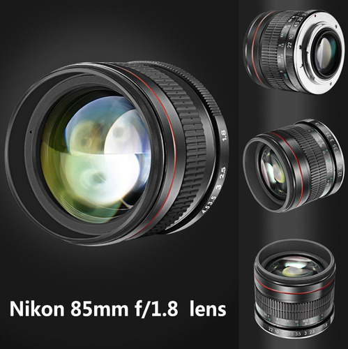 Nikon 85mm F/1.8 Lente Manual Jintu Desfoque Retrato Tele