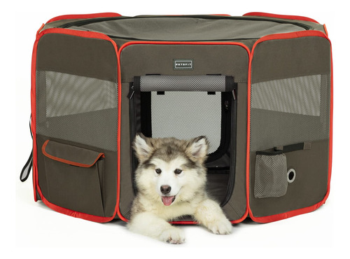 Corral Para Perros Con Cremallera Petsfit, Con Sellado Infer