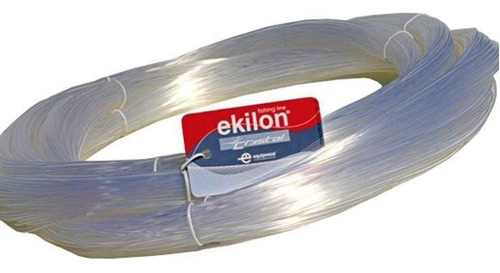 Fio De Nylon Equipesca Ekilon Crystal Interligados, 100m Cor Transparente