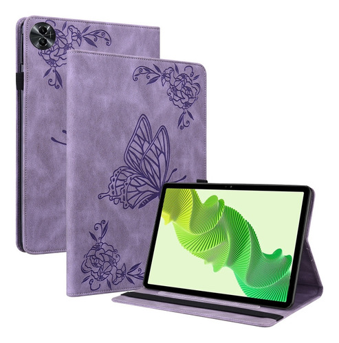 Funda De Tableta Purple Butterfly Para Realme Pad 2 11.5