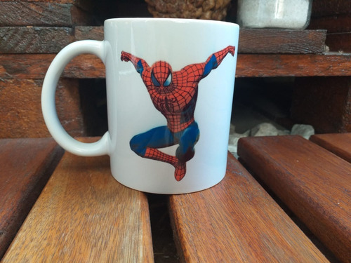 Taza Spiderman Hombre Araña Cerámica Importada