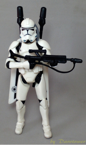 Star Wars - Rots - Clone Trooper Firing Jet Backpack