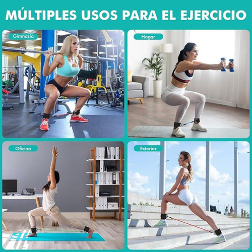 De 5 Pzs/set Grilletes Para Tobillo Gym Entrenamiento De