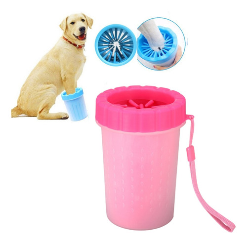 Limpiapatitas Para Mascotas Pequeño (rosado)