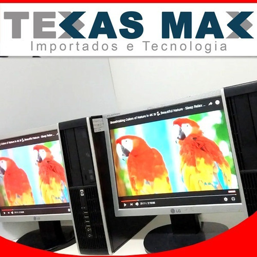 Imagem 1 de 6 de Desktop Pc Dell Core 2 Duo+ssd 120 +monitor 15+mouse+teclado