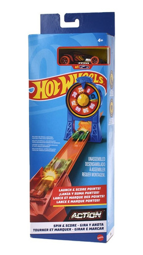 Pista Hot Wheels Gira Y Anota Gsnav