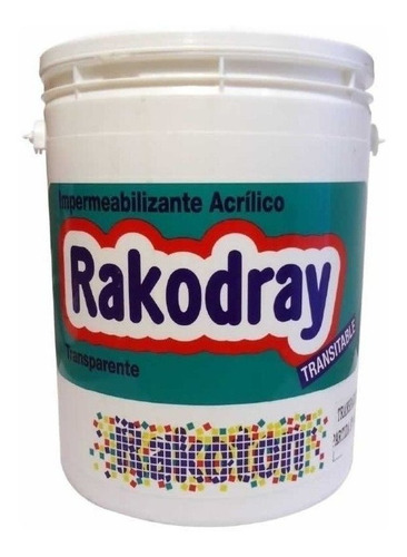 Rakodray Ladrillos Transparente X 20 Lts