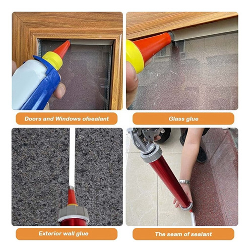 Aplicador De Boquilla De Silicona De Acero Inoxidable De 18