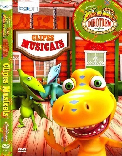 3 Dvds Dinotrem Dinossauros Festa, Clipes, Animais Infantil