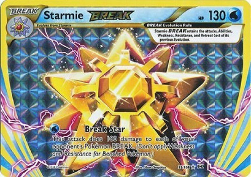 Starmie Break 32/108 Break Raro Pokemon Tcg