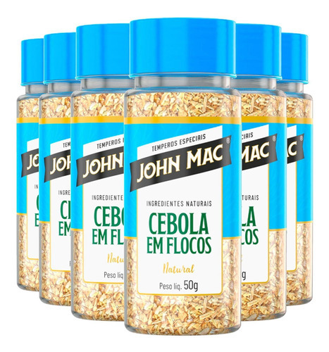 Tempero Cebola Granulada John Mc 50g (6 Unidades)