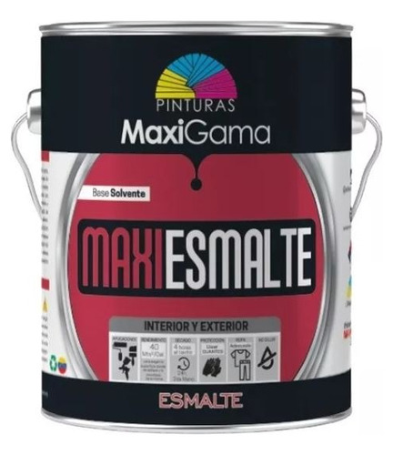 Pintura En Aceite Brillante Tipo A Galon Marca Maxiesmalte