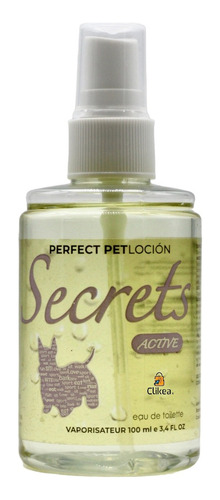 Perfume Locion Para Mascotas Secrets Active 100 Ml