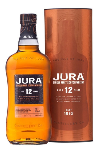 Jura 12 Años 700ml Single Malt Scotch Whisky