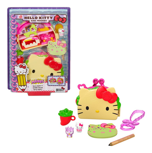 Hello Kitty Taco Party - Juego Compacto (4.9 Pulgadas / 4.9.