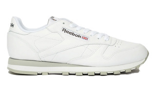 Tenis Hombre Reebok Classic Leather - Blanco