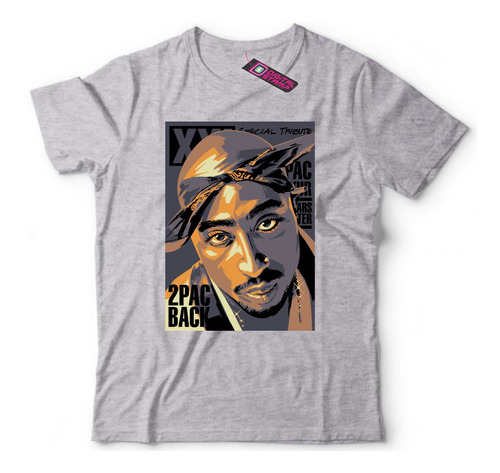 Remera 2pac Tupac Shakur Back Rap Rah1 Dtg Premium