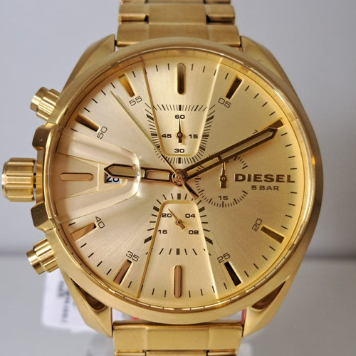 Relógio Diesel Masculino Dourado Dz4475/1di