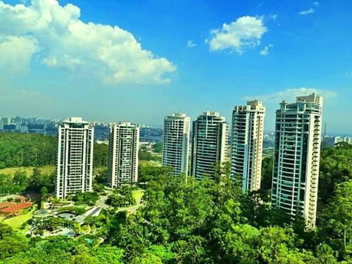 Imagem 1 de 30 de Apartamento Residencial Alto Padrão Para Venda E Locação, Panamby, São Paulo - Ap5809. - Ap5809