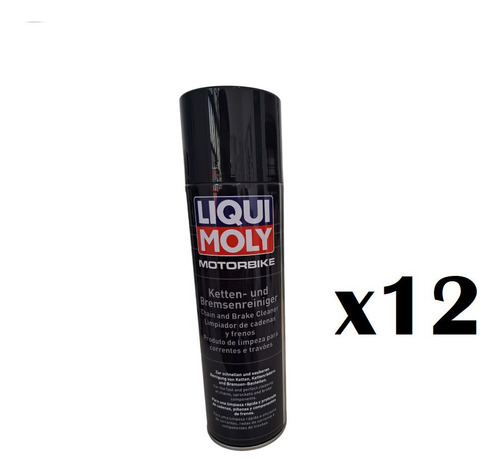 Kit X12 Desengrasante De Cadenas Moto Liqui Moly Orig Aleman