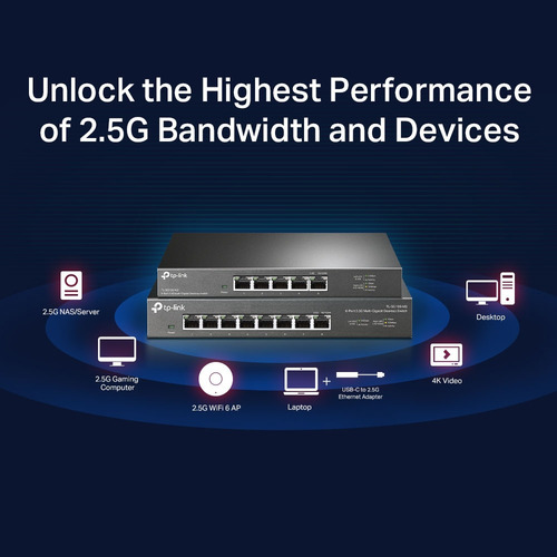 Tp-link Tl-sg108-m2, Switch De 8 Puertos 2.5g