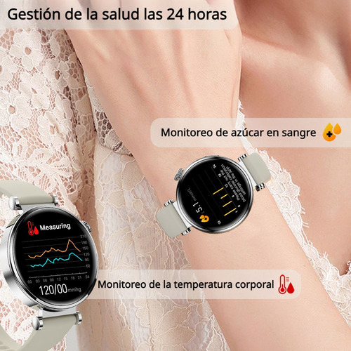 Gt4 Mini Reloj Inteligente Smartwatch Mujer Para Huawei 2024