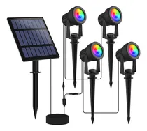 Comprar T-sunus Luces Solares Para Exteriores Que Cambian De Color,